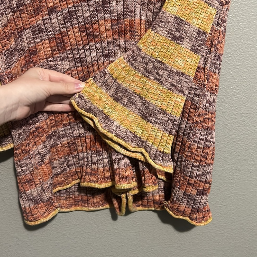 Free People Wendy Ribbed Knit Sweater Romper M - Picture 6 of 9